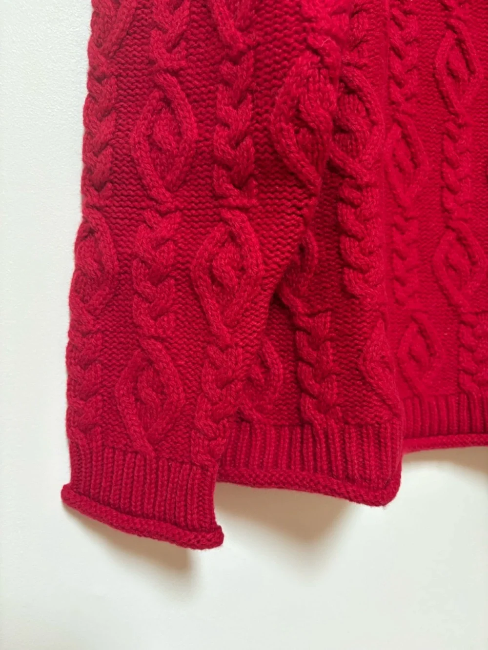 NWT Damson Madder Ffion Cable Stitch Jumper Size 8 US